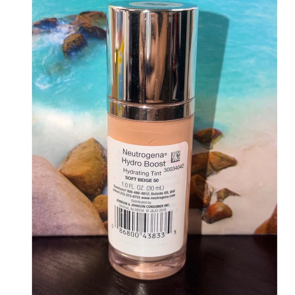 Neutrogena Hydro Boost Hydrating Tint Soft Beige 50 Hyaluronic Acid Foundation